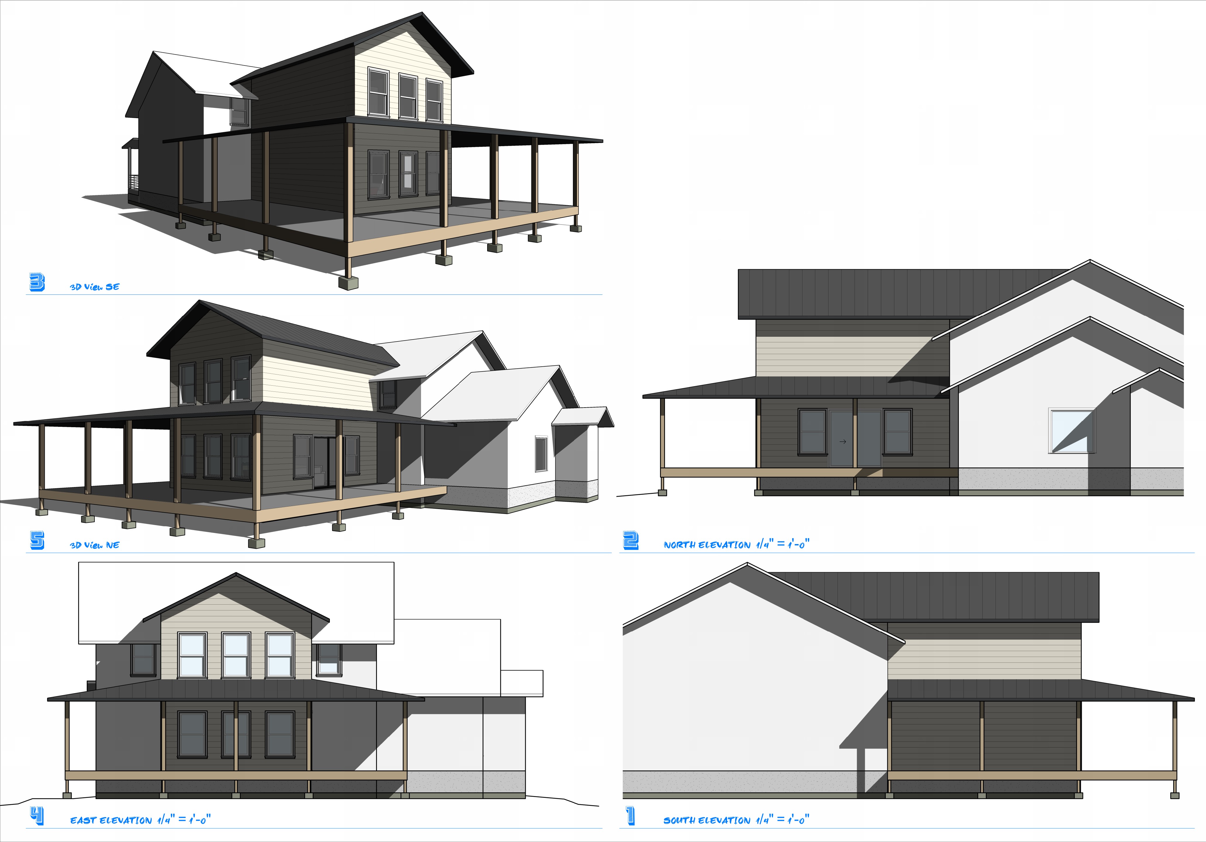 Custom home design project by Finch Designs in Sandpoint, Idaho